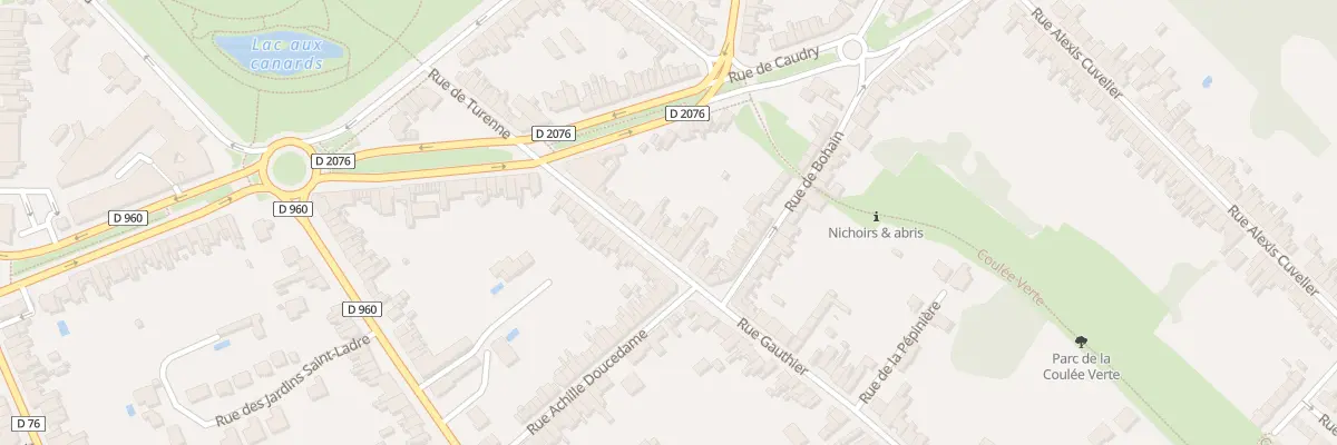 Plan du 13 Rue Gauthier à Cambrai