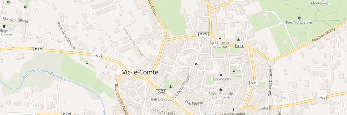 Plan du 15 Rue de Coulogne à Vic-le-Comte