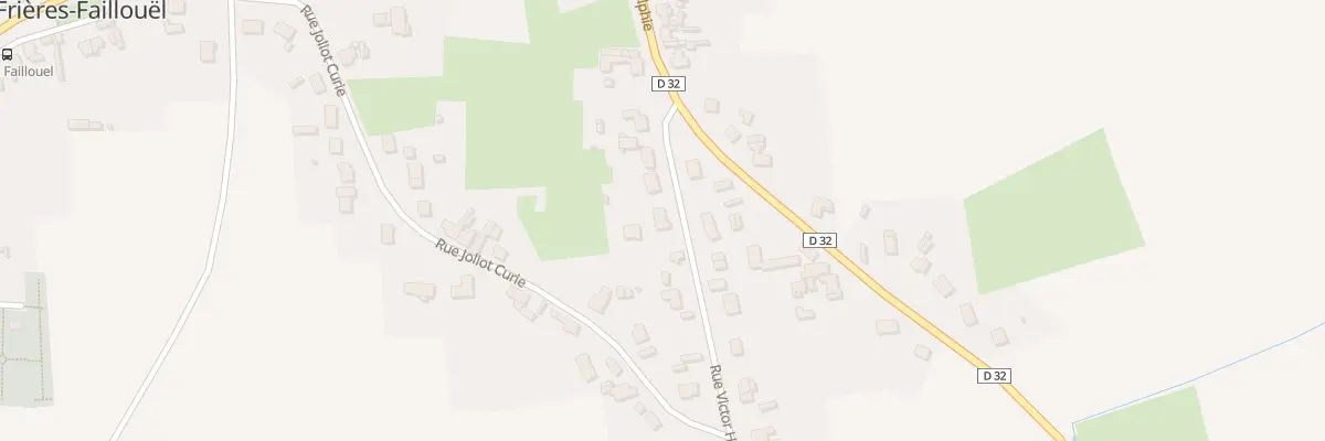 Plan du 6 Rue Victor Hugo à Frières-Faillouël