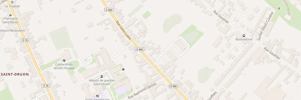 Plan du 93 Rue Saint-ladre à Cambrai