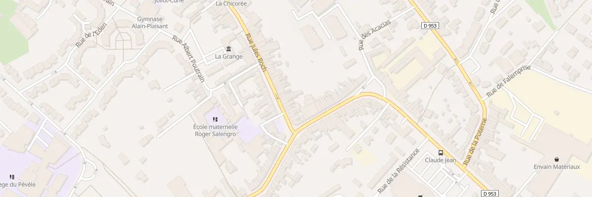 Plan du 67 Rue Jules Roch à Orchies
