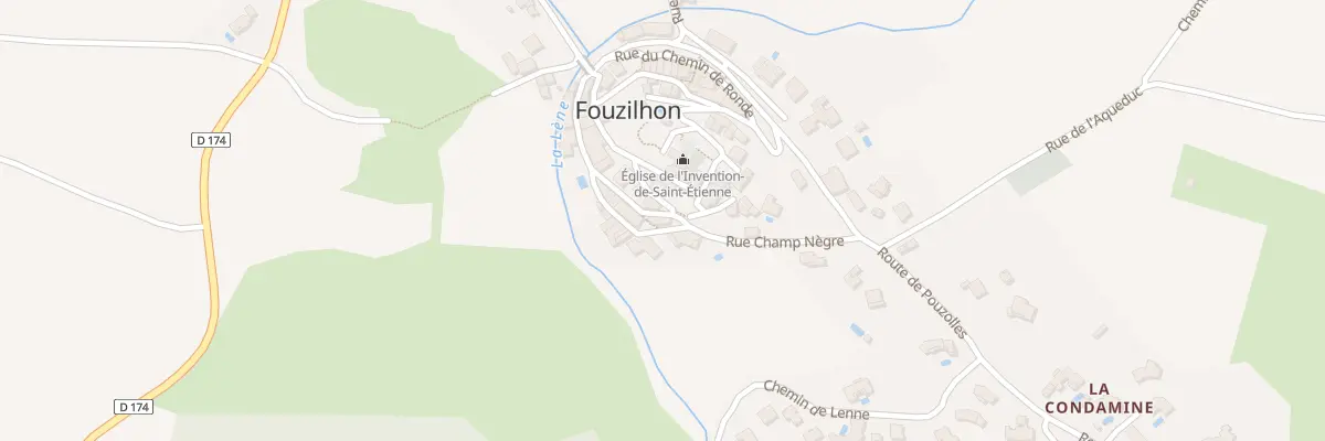 Plan du 5018 Le Village à Fouzilhon