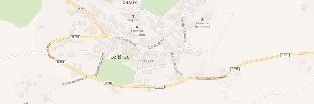 Plan du 5 Rue de l’Eglise St Etienne au Broc