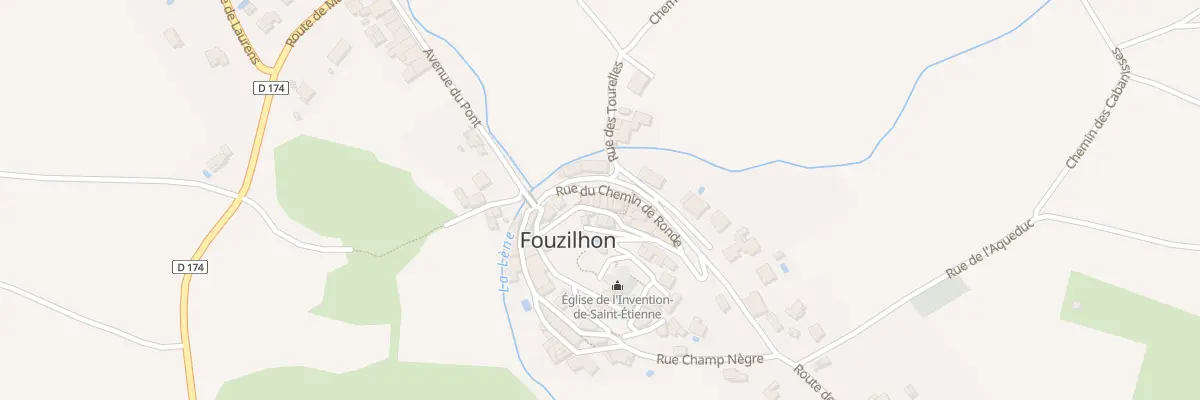 Plan du 5066 Che de Ronde à Fouzilhon