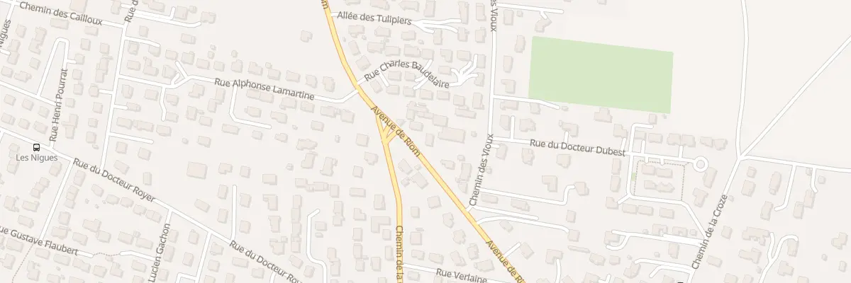 Plan du 56 Av de Riom à Pont-du-Château