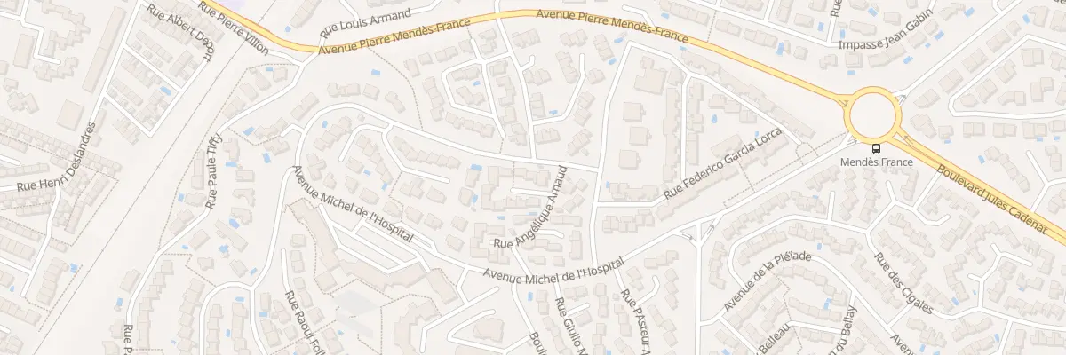 Plan du 33 Rue Angélique Arnaud à Béziers