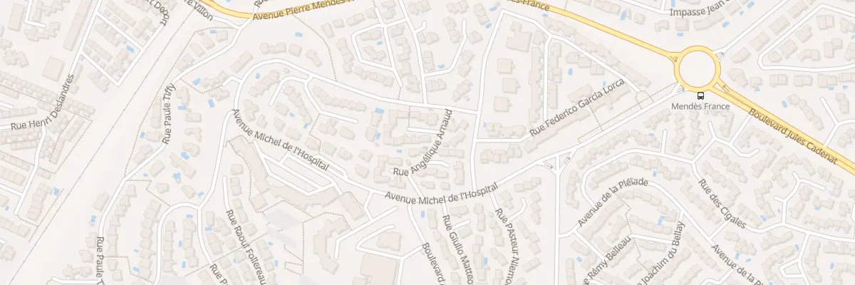 Plan du 15 Rue Angélique Arnaud à Béziers