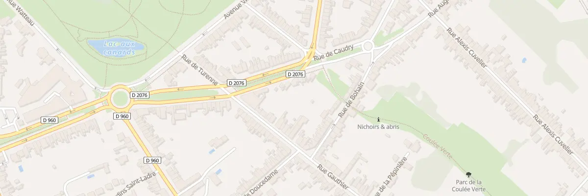 Plan du 84 Rue de Caudry à Cambrai