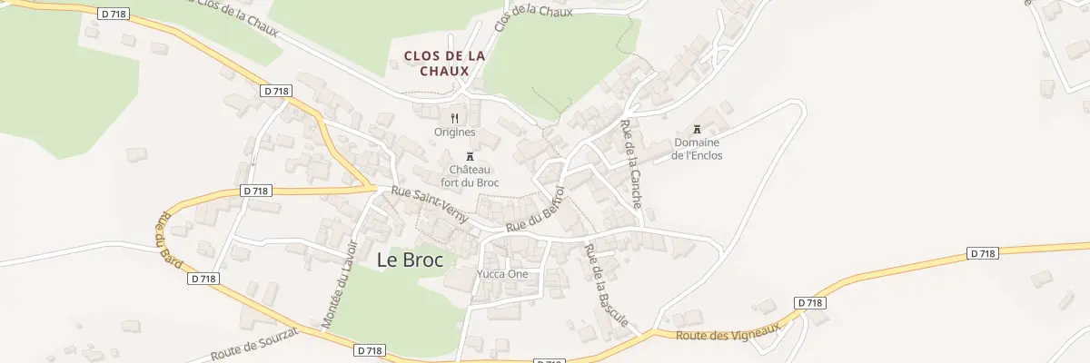Plan du 7 Rue des Forges au Broc