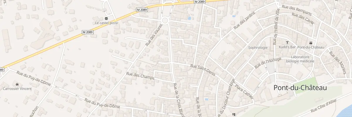 Plan du 38B Rue Croix Blanche à Pont-du-Château