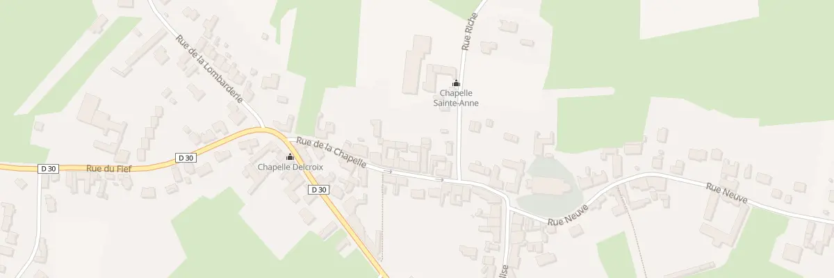 Plan du 116 Rue de la Chapelle à Bouvignies