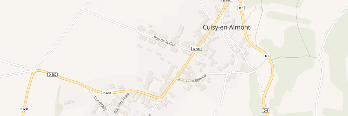 Plan du 7 Rue de la Cité à Cuisy-en-Almont