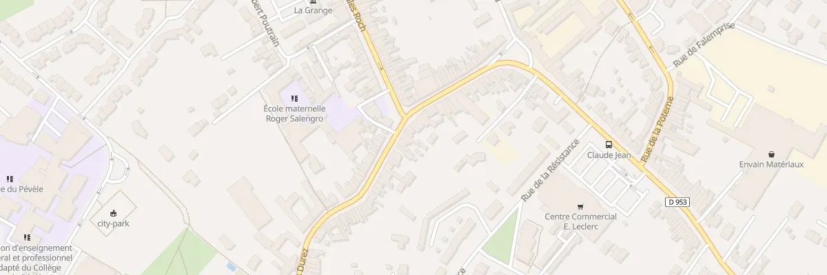 Plan du 3 Rue Floris Durez à Orchies