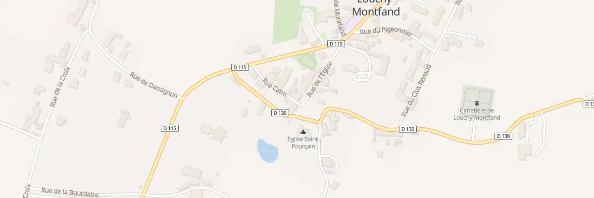 Plan du 3 Rue de l’Eglise à Louchy-Montfand