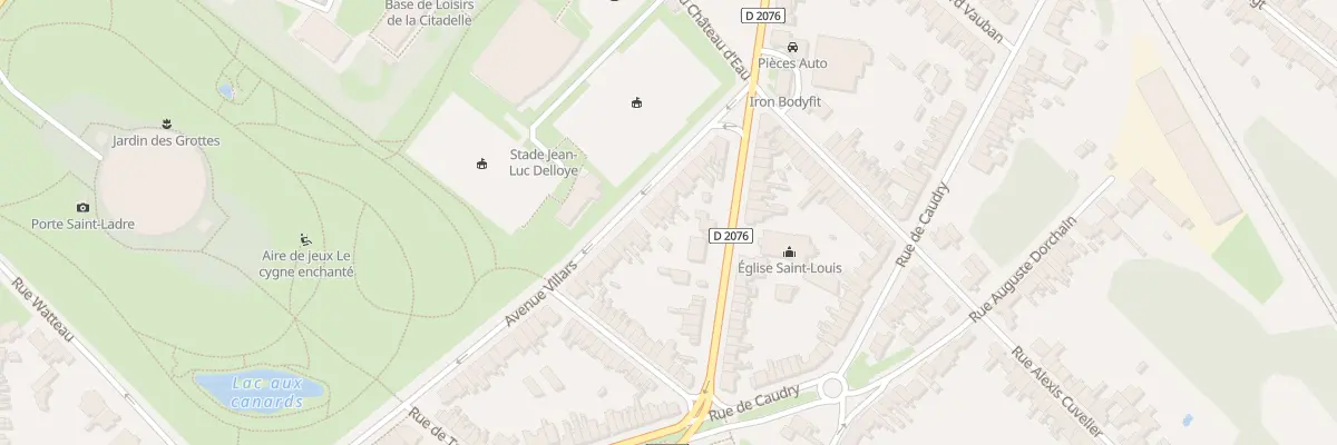 Plan du 15 Av Villars à Cambrai
