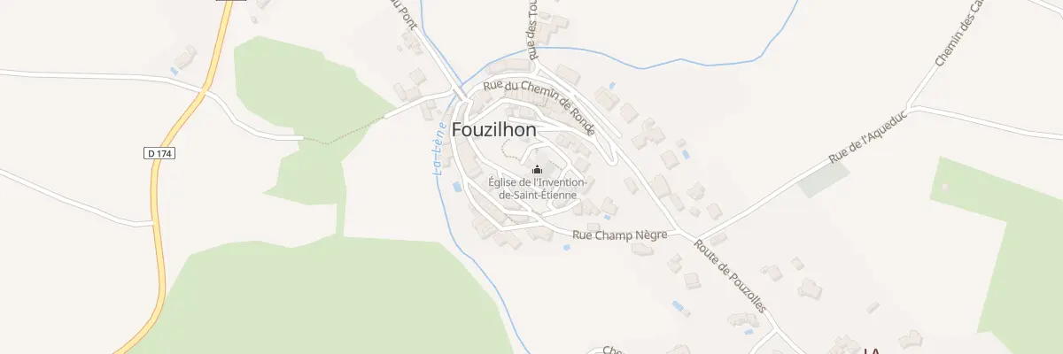 Plan du 5076 Le Village à Fouzilhon