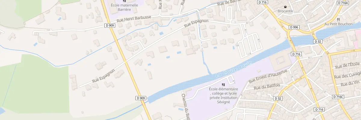 Plan du 31 Rue Espagnon à Issoire