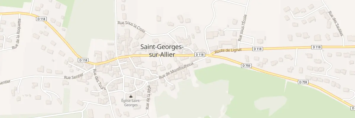 Plan du 6 Rue des Ecoliers à Saint-Georges-sur-Allier