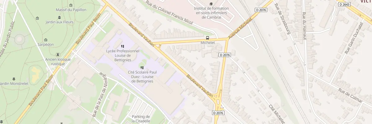 Plan du 59 Bd Vauban à Cambrai