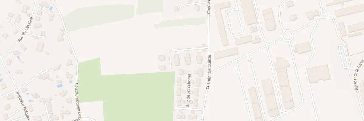 Plan du 72 Che des Quinzes à Issoire