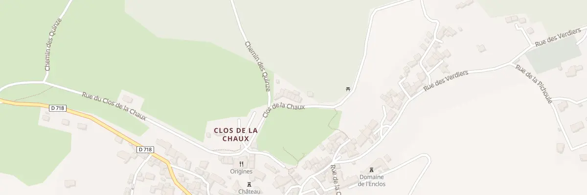 Plan du 2 Rue du Clos de la Chaux au Broc
