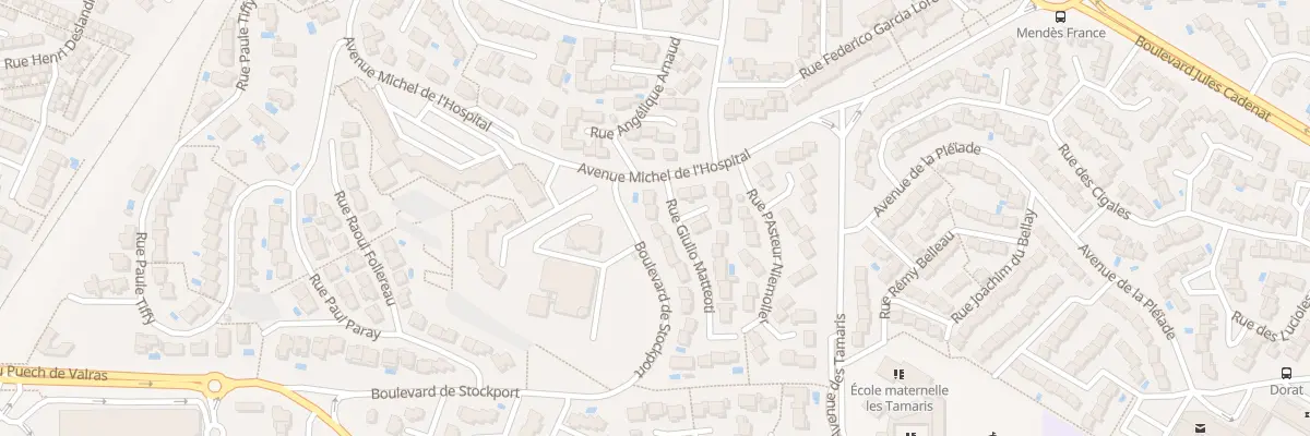 Plan du 4 Rue Guilio Matteoti à Béziers