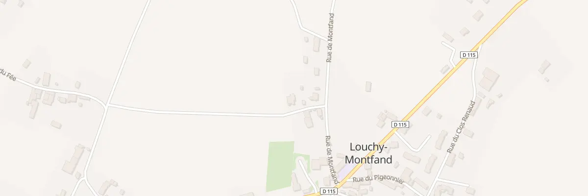 Plan du 4 Pass de Mercureau à Louchy-Montfand