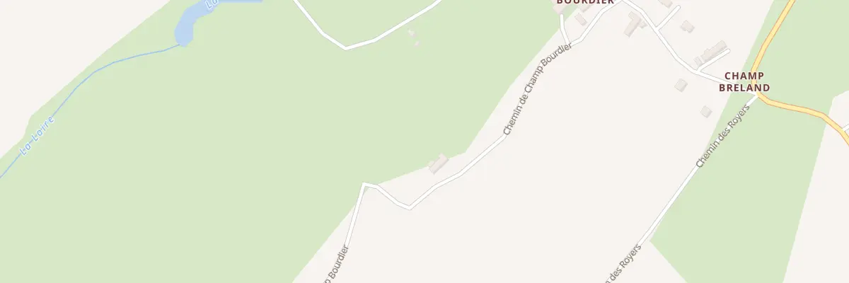 Plan du 3 Che de Champ Bourdier à Montilly
