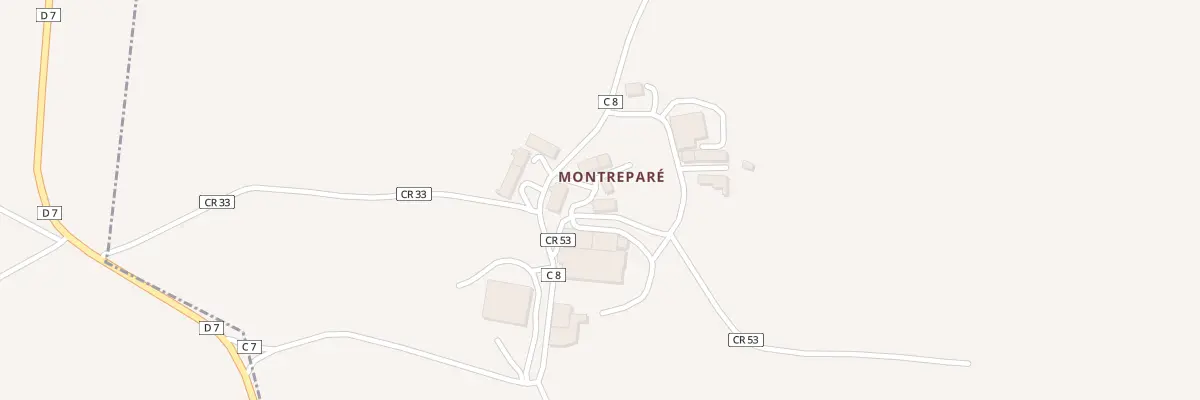 Plan du 181 Montreparé à Lainsecq