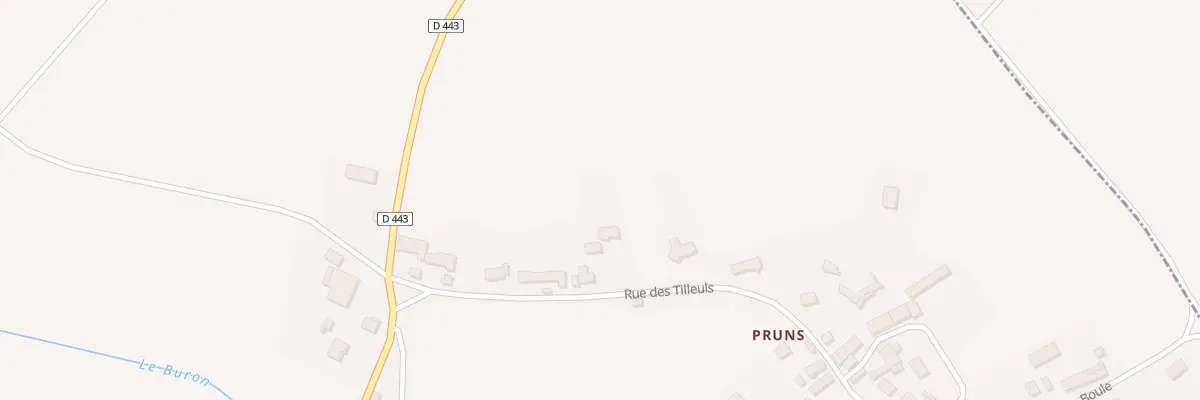 Plan du 13 Rue des Tilleuls - Pruns à Bussières-et-Pruns