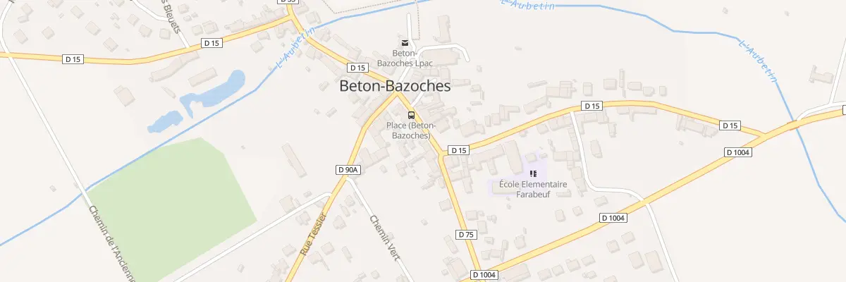 Plan du 12 Rue Farabeuf à Beton-Bazoches