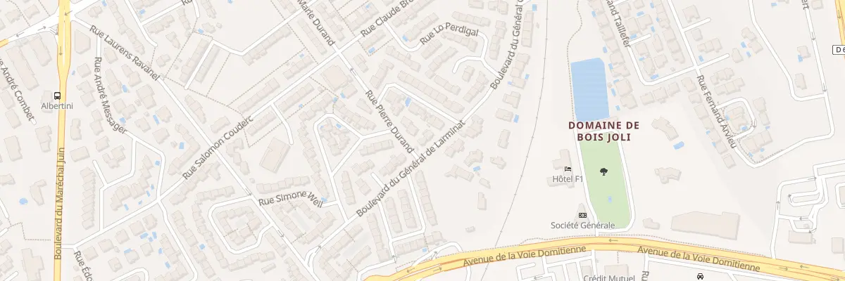 Plan du 27 Bd du Gen de Larminat à Béziers