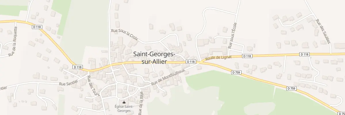 Plan du 5086 Rue des Ecoliers à Saint-Georges-sur-Allier