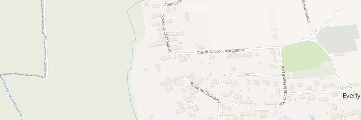 Plan du 21 Rue de Chalmaison à Everly