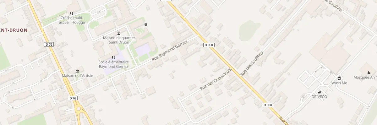 Plan du 96 Rue Saint-ladre à Cambrai
