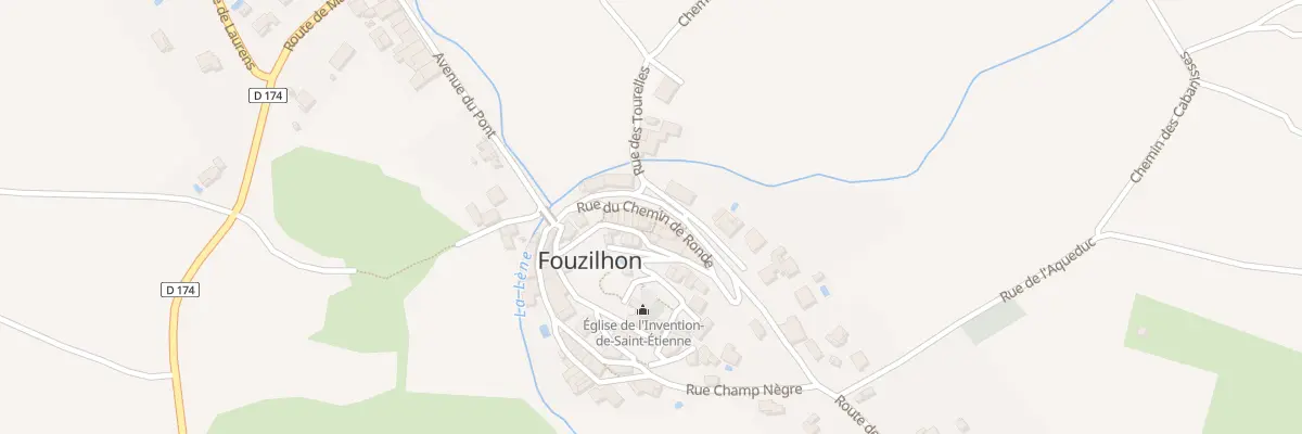 Plan du 5053 Che de Ronde à Fouzilhon