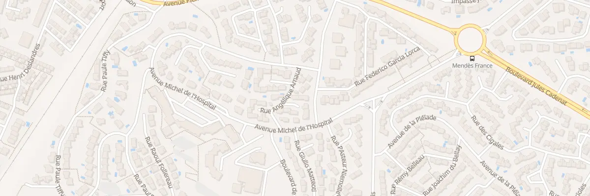 Plan du 18 Rue Angélique Arnaud à Béziers