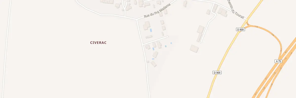 Plan du 7B Rue du Pré Madame au Broc