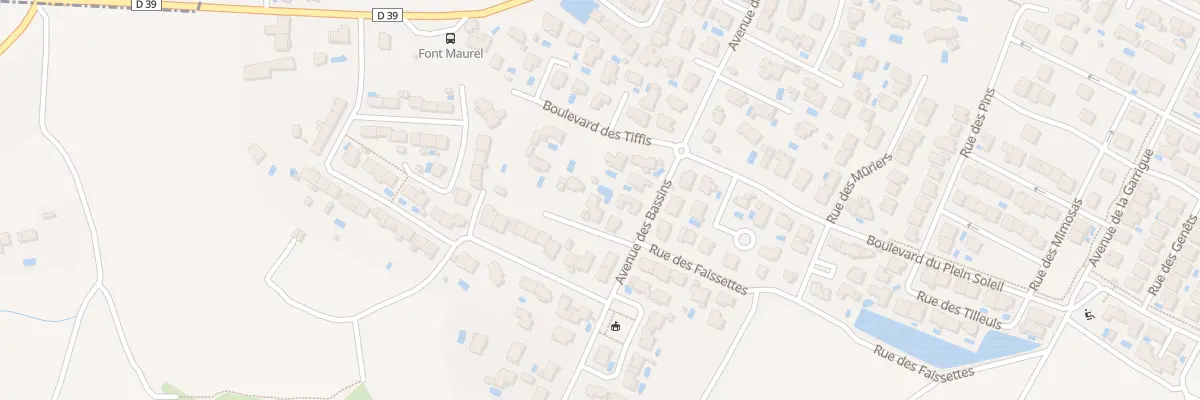 Plan du 26B Av des Bassins à Bassan