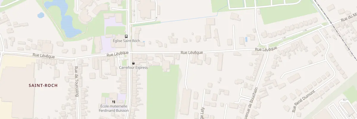 Plan du 74 Rue Lévêque à Cambrai