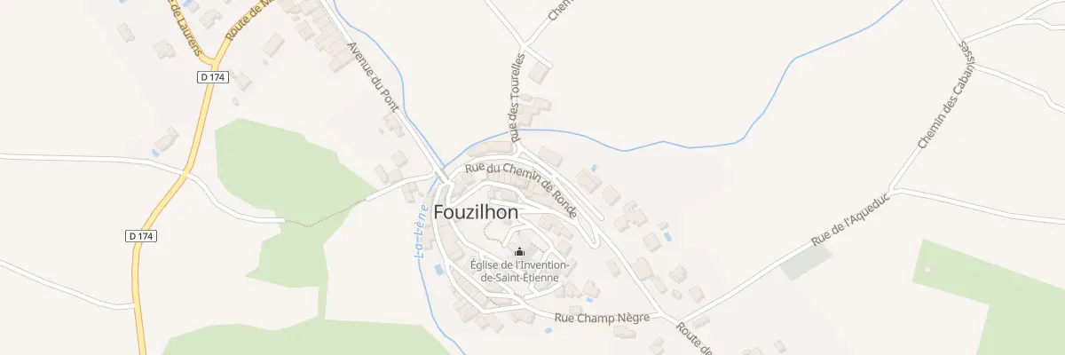 Plan du 5044 Che de Ronde à Fouzilhon