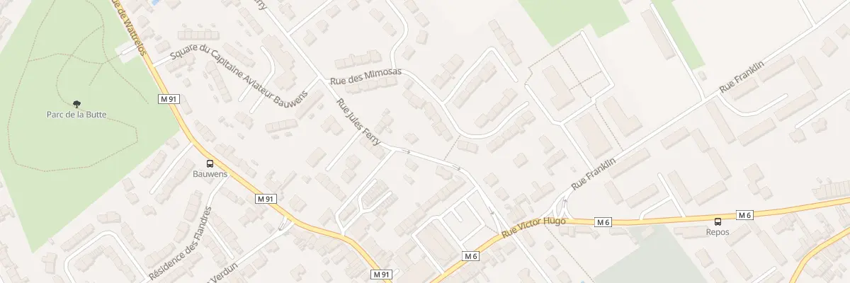 Plan du 22 Rue des Mimosas à Leers