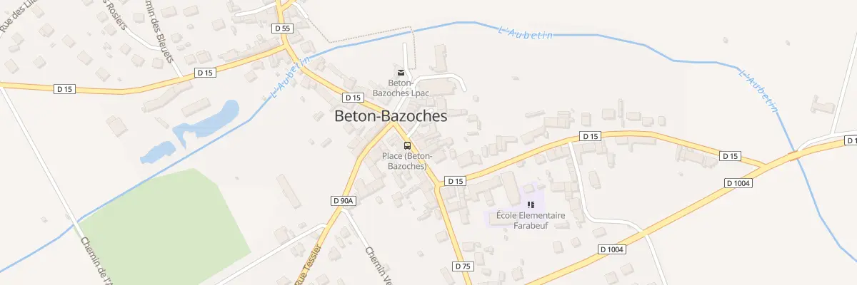 Plan du 5 Rue Farabeuf à Beton-Bazoches