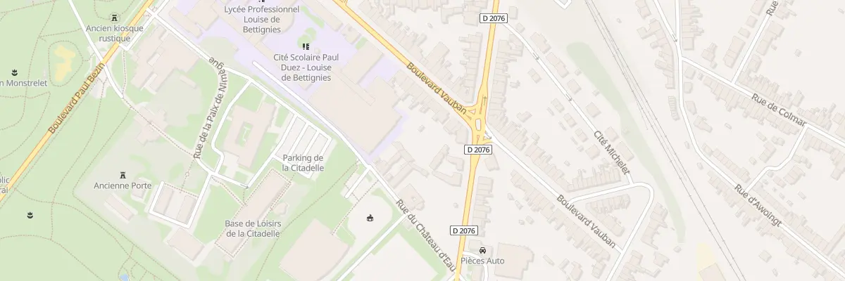 Plan du 20 Bd Vauban à Cambrai