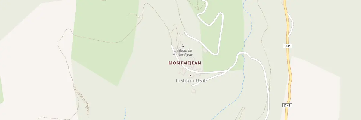 Plan du 5068A Montmejean à Saint-André-de-Vézines