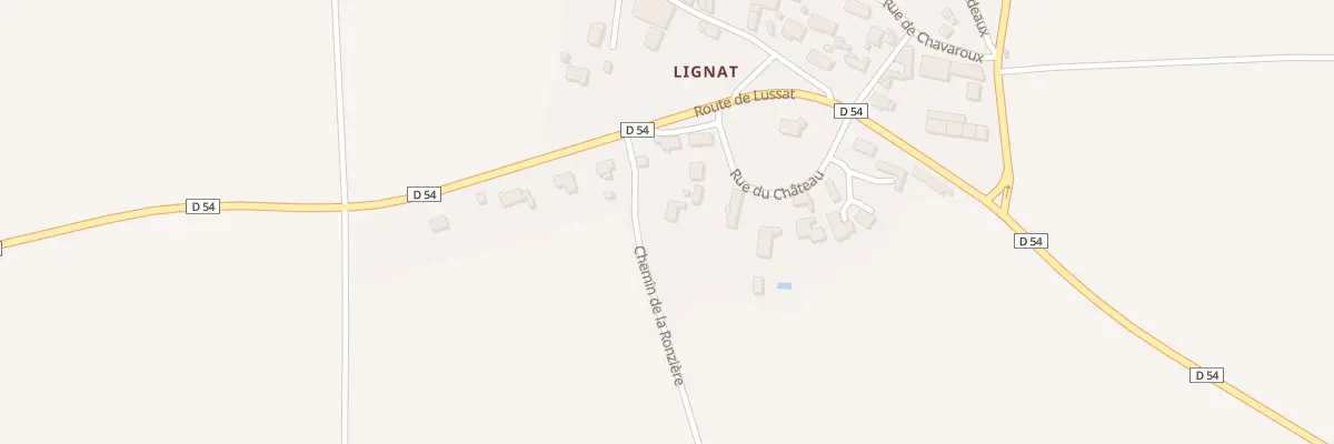Plan du 5 Che de la Ronzière à Lussat