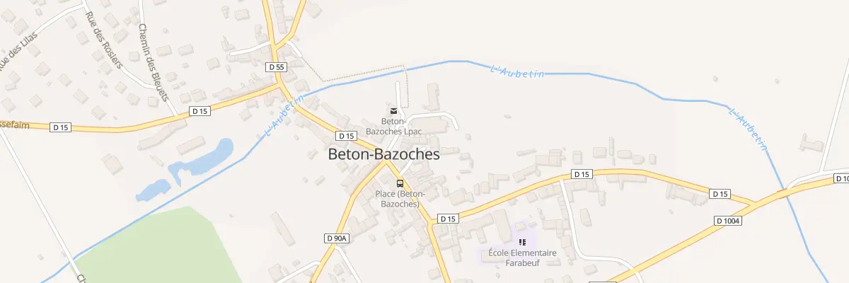 Plan du 5292 Cour de la Halle à Beton-Bazoches