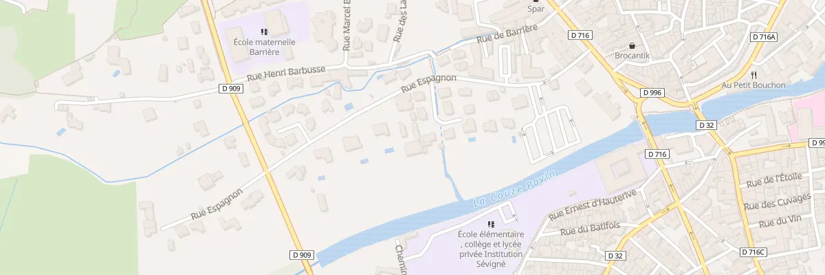 Plan du 27 Rue Espagnon à Issoire