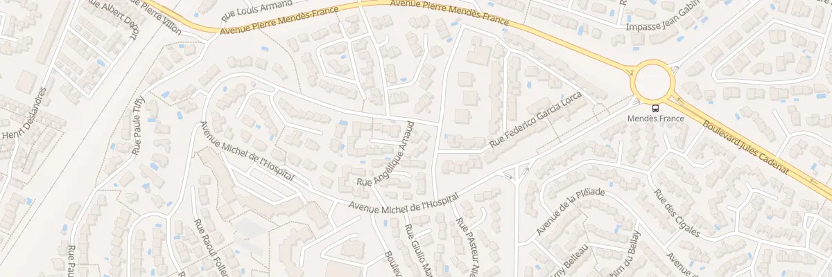 Plan du 24 Rue Angélique Arnaud à Béziers