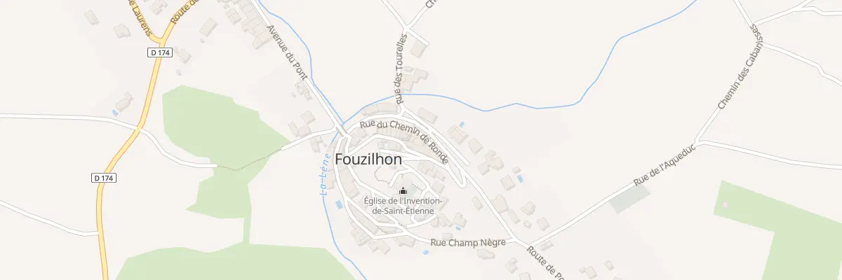 Plan du 5017 Che de Ronde à Fouzilhon